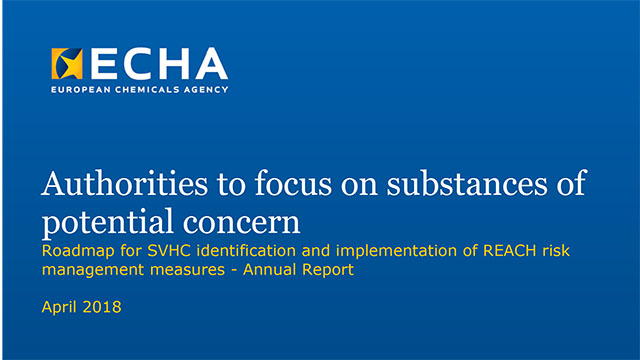 Nuovo report di ECHA sulle sostanze estremamente preoccupanti (SVHC)