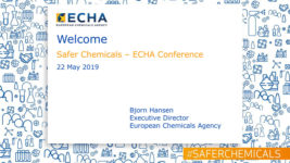 Conferenza annuale di ECHA sulle sostanze chimiche: slide e video disponibili