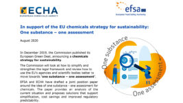 ECHA ed EFSA vogliono unire le forze per arrivare all’obiettivo di una sola valutazione del rischio per ogni sostanza