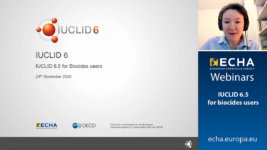 Biocidi: webinar di ECHA sull’utilizzo di IUCLID 6.5